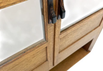 Art Deco Modernist Cabinet by Anton Lucas for N.V. Meubelkunst Leiden, 1920s